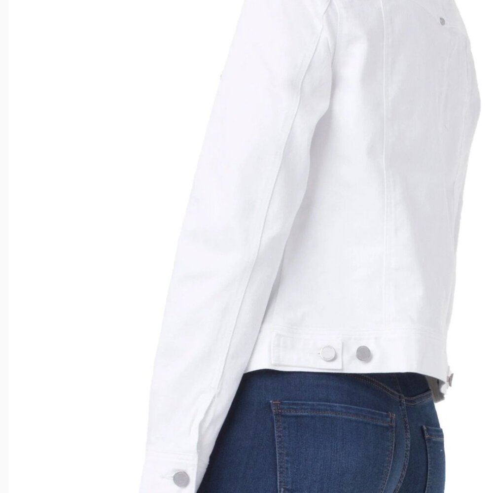 Spring Summer Staple Classic White Jean Jacket Bright White Medium Liverpool - Picture 2 of 15